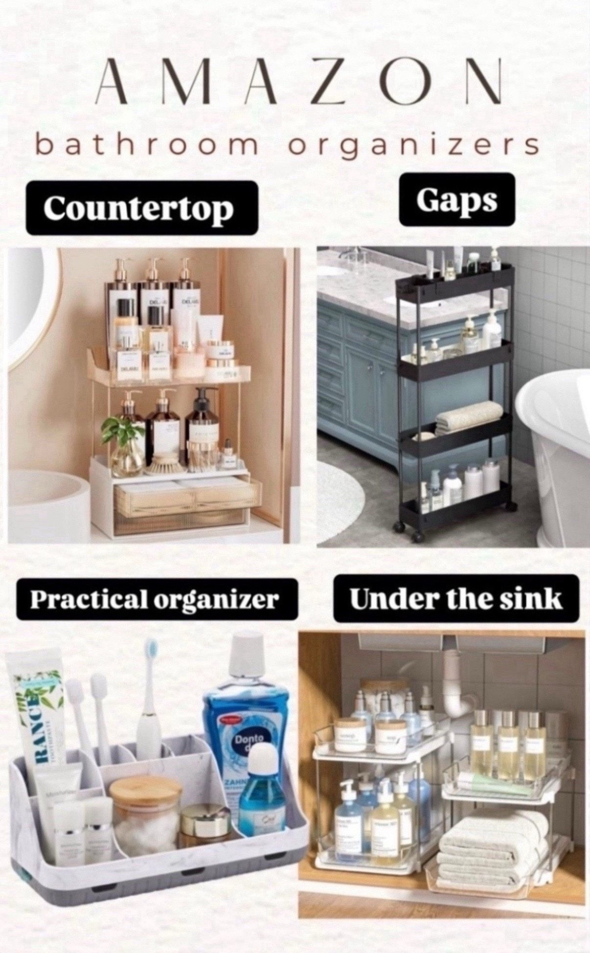 Most loved bathroom organizers 