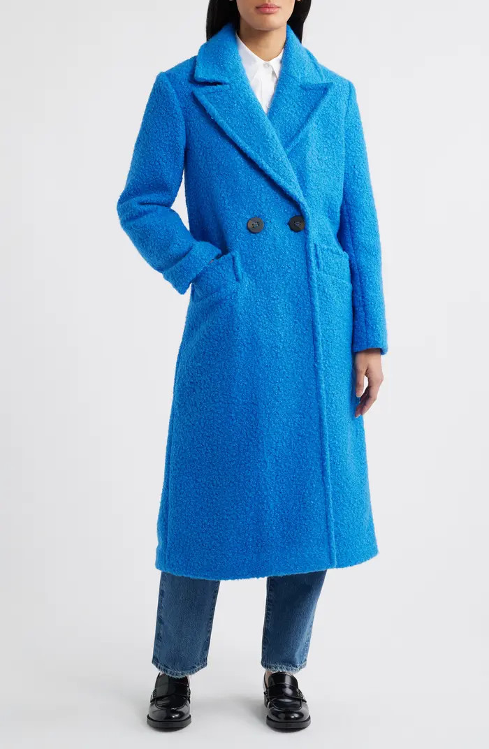 Double Breasted Bouclé Coat | Nordstrom