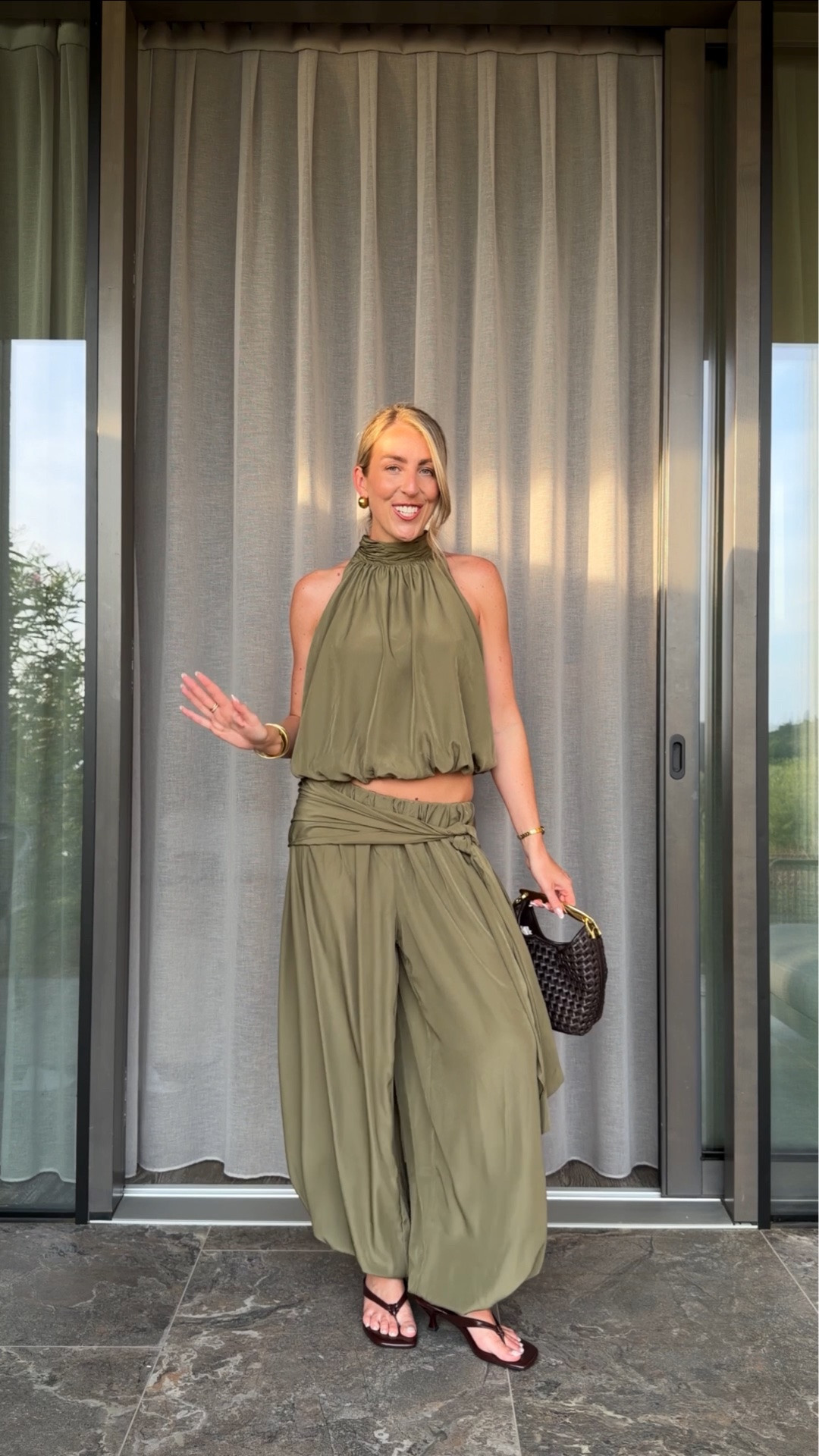 I am obsessed with this khaki set 🫒🍸 

Holiday outfits, balloon pants, co ord, summer outfits, holiday evening outfits, khaki green

#LTKuk #LTKsummer #LTKtravel