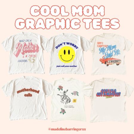 COOL MOM GRAPHIC TEES
so fun for Mother’s Day! These are comfort colors brand 

#LTKfindsunder50 #LTKGiftGuide