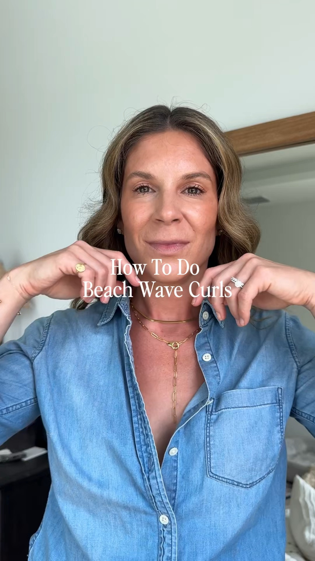 Sharing my holy grail products I use to achieve my beachy wave hair! I am in fact using a 1” barrel 🤍🤍

Not shown my shampoo: Pureology Hydrate 👌 

This is my go to hair style and the curls last in our Florida heat! For reference I have thick coarse hair to start with 🥹😅
