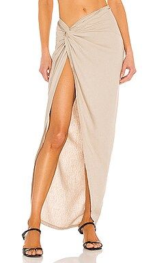 OW Collection Iris Skirt in Beige from Revolve.com | Revolve Clothing (Global)