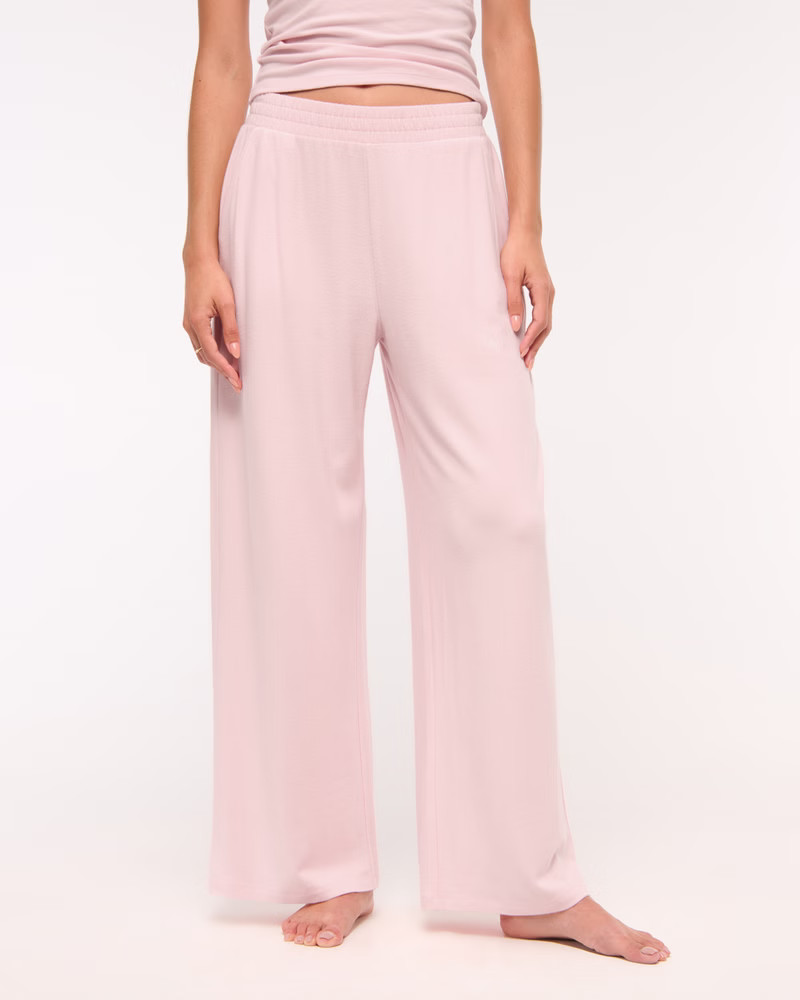 Lounge Brushed Wide Leg Sweatpant | Abercrombie & Fitch (US)