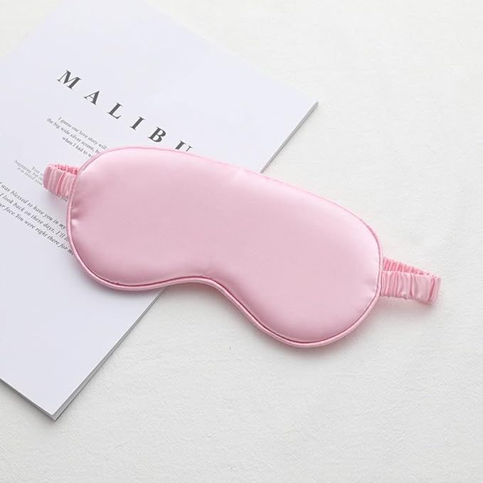 Pink Sleep Masks for Women with Elastic Headband, Soft Eye Masks, Lightweight Comfortable Blindfo... | Amazon (US)