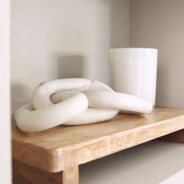 Opula Marble Chain Decor | Pepper + Vetiver