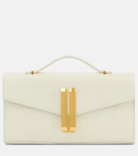 Vancouver croc-effect leather clutch | Mytheresa (UK)