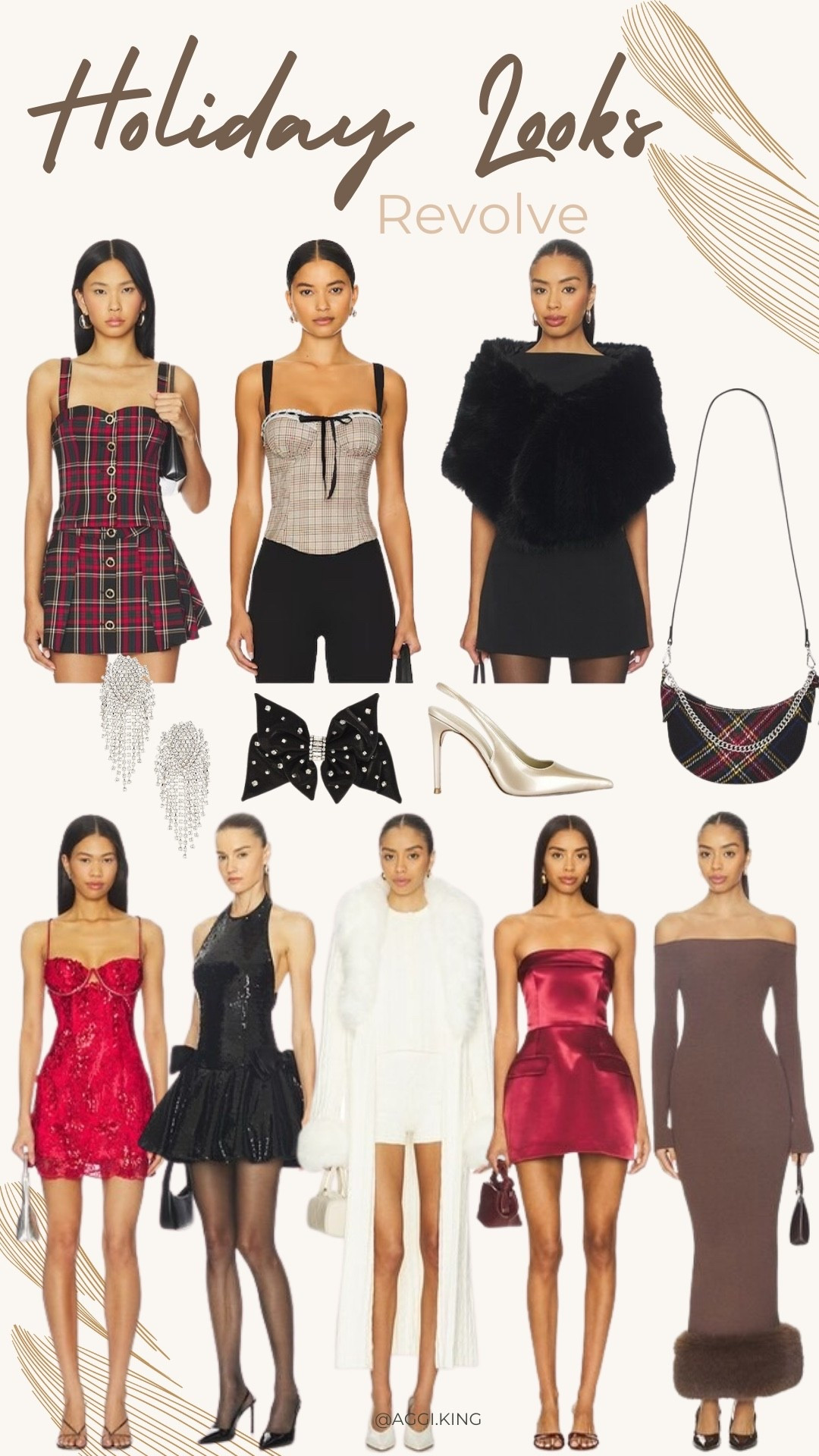 Holiday looks from Revolve

#party #holidays #christmas #dress 

#LTKgrwm #LTKGiftGuide #LTKHoliday