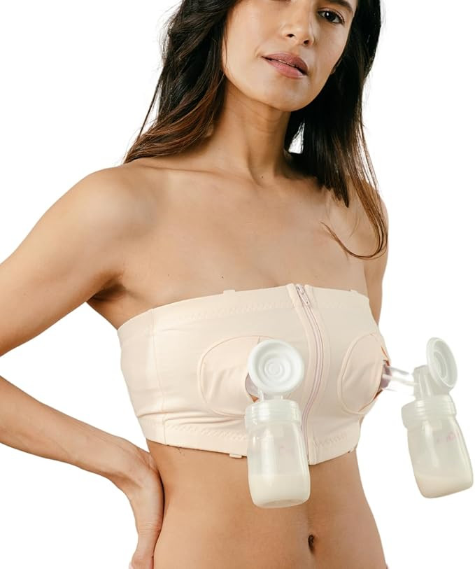 Hands-Free Pumping Bra - Comfortable, Adjustable, Customizable - Converts Nursing Bra or Maternit... | Amazon (US)