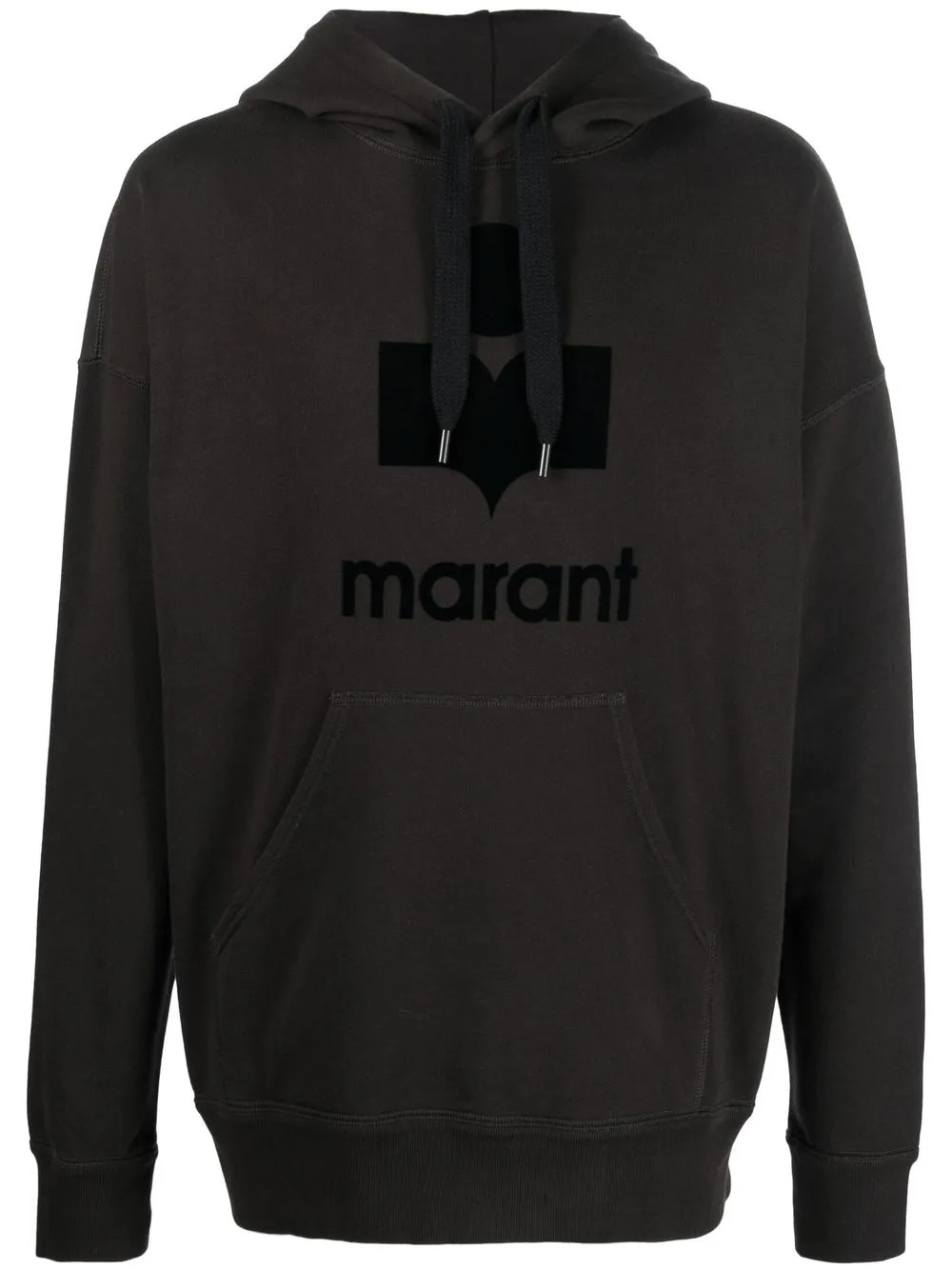 MARANT Miley logo-print Hoodie | Black | FARFETCH | Farfetch Global
