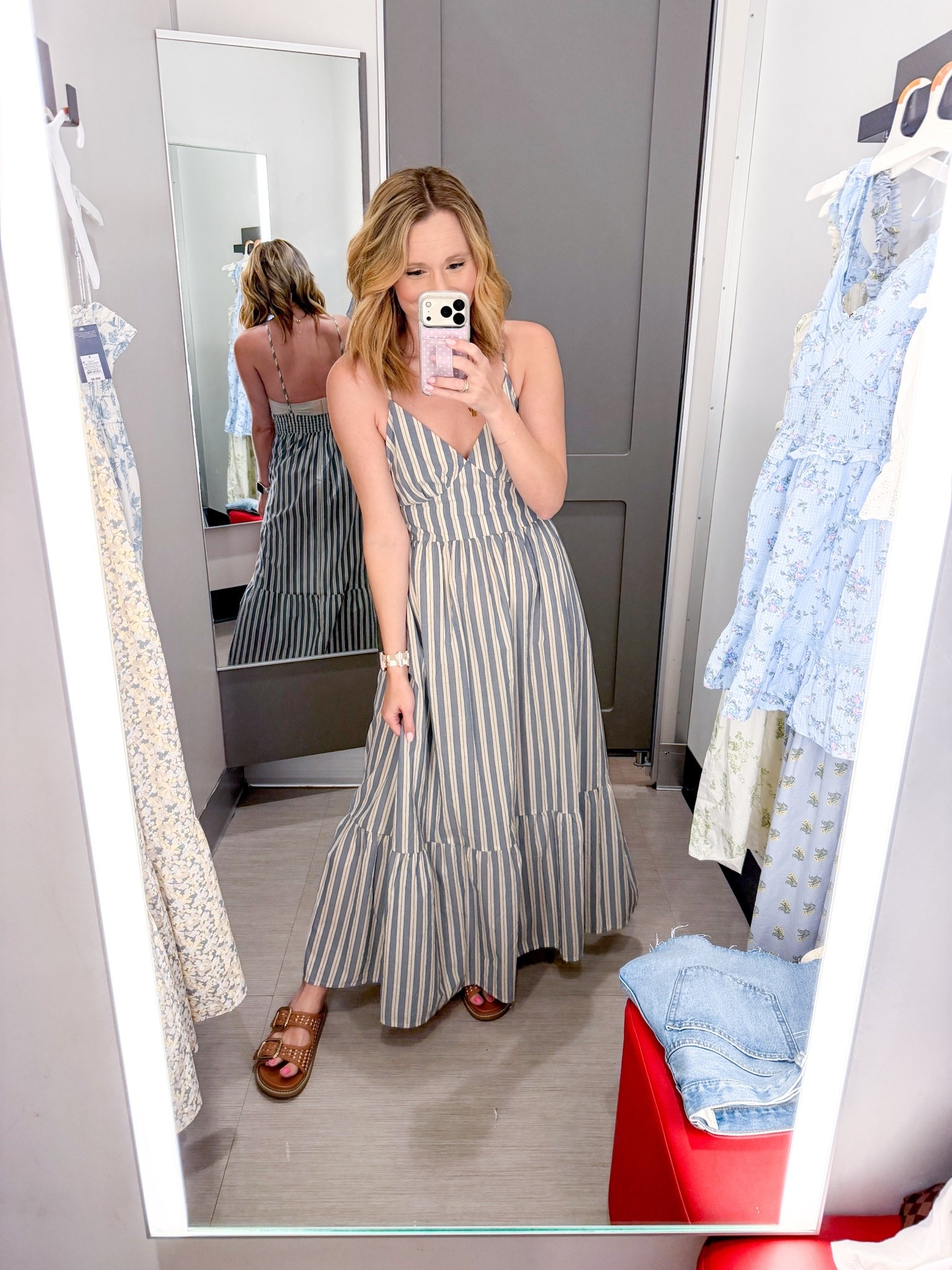 Another Target maxi dress I am loving right now! This dress is so flattering and super comfy to wear all day long!

#LTKootd #LTKgrwm #LTKmomlife