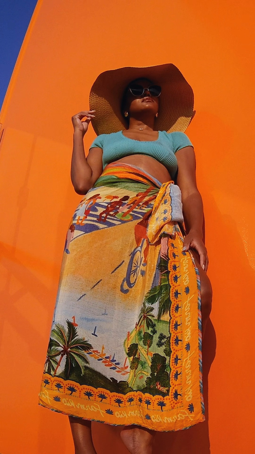 Resortwear outfit inspo! Perfect for euro summer vacation or anywhere else for some fun in Sun! Farm Rio sarong, Victoria Secret Swimsuit and Zara wide brim visor straw hat! 

#LTKFindsUnder100 #LTKMidsize #LTKSwim