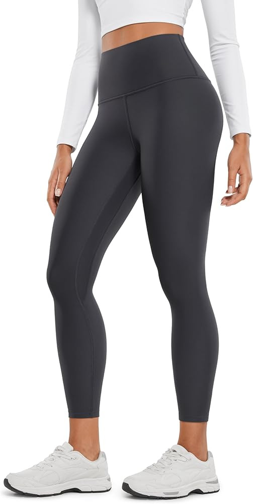 CRZ YOGA Fleece Lined Leggings 25'' - Thermal Casual Lounge Workout Womens Yoga High Waisted Pant... | Amazon (US)