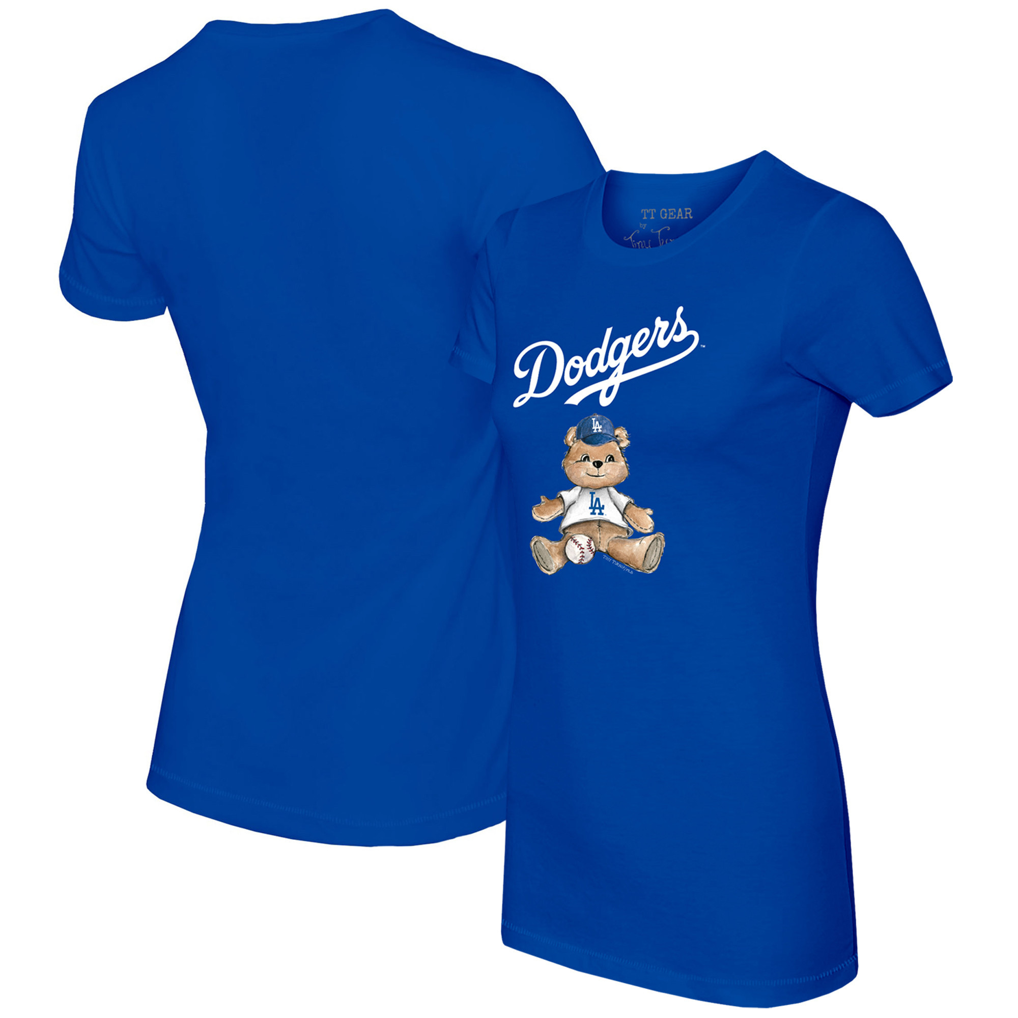 Women's Tiny Turnip Royal Los Angeles Dodgers Teddy Boy T-Shirt | Fanatics