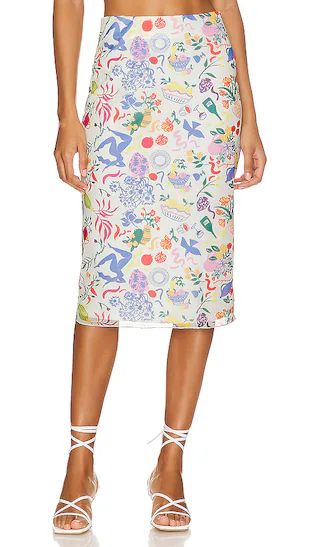 Giada Midi Skirt in Buongiorno Multi | Revolve Clothing (Global)