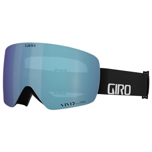 Giro Contour Ski Goggles - Snowboard Goggles for Men & Women - Black Wordmark Strap with Vivid Royal/Vivid Infrared Lenses | Amazon (US)