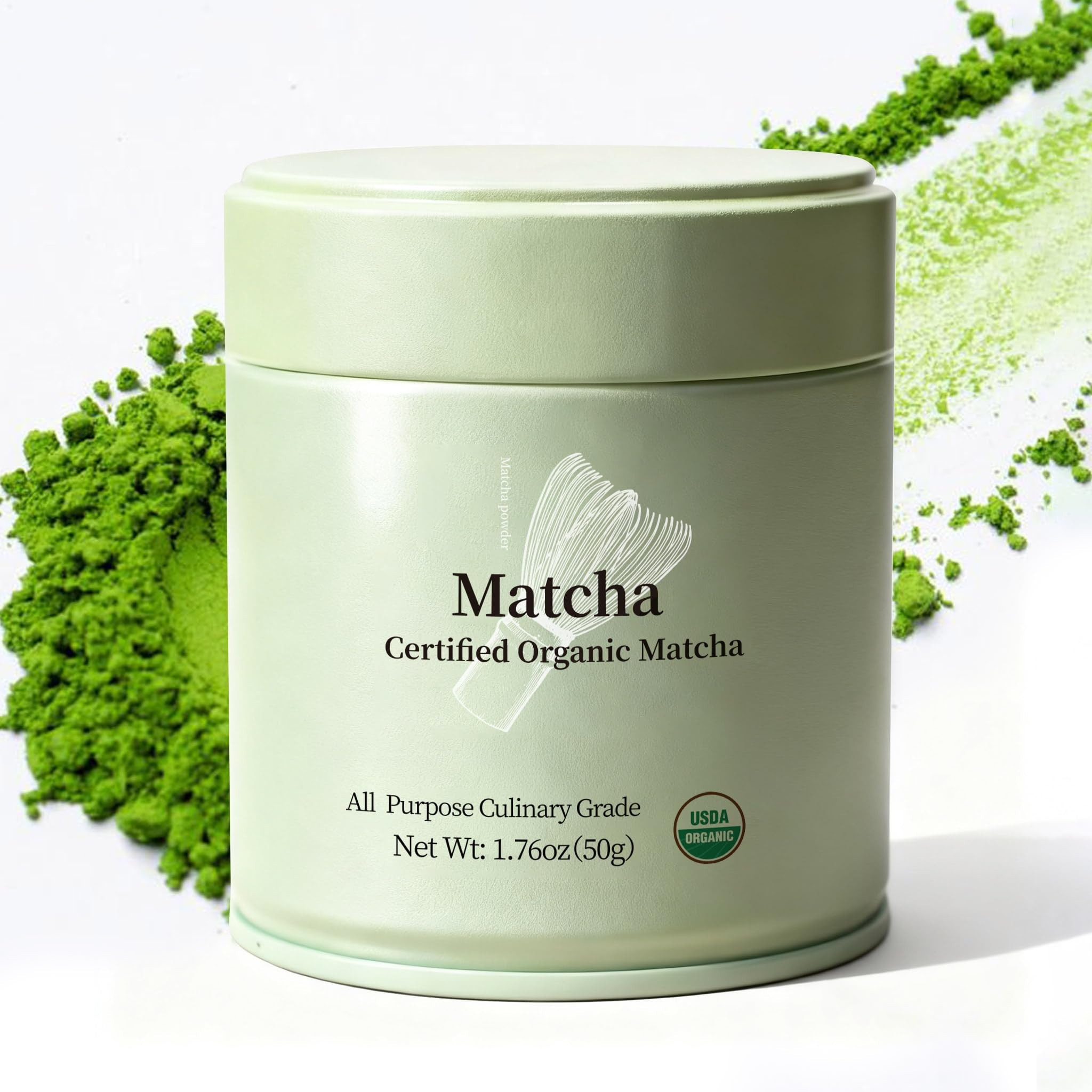 MatchAdmire Matcha Premium First Harvest USDA Certified Organic Green Tea Matcha Powder, Rich Fla... | Amazon (US)