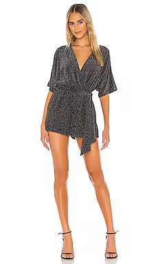 Lovers and Friends Nighttime Sky Romper in Silver from Revolve.com | Revolve Clothing (Global)