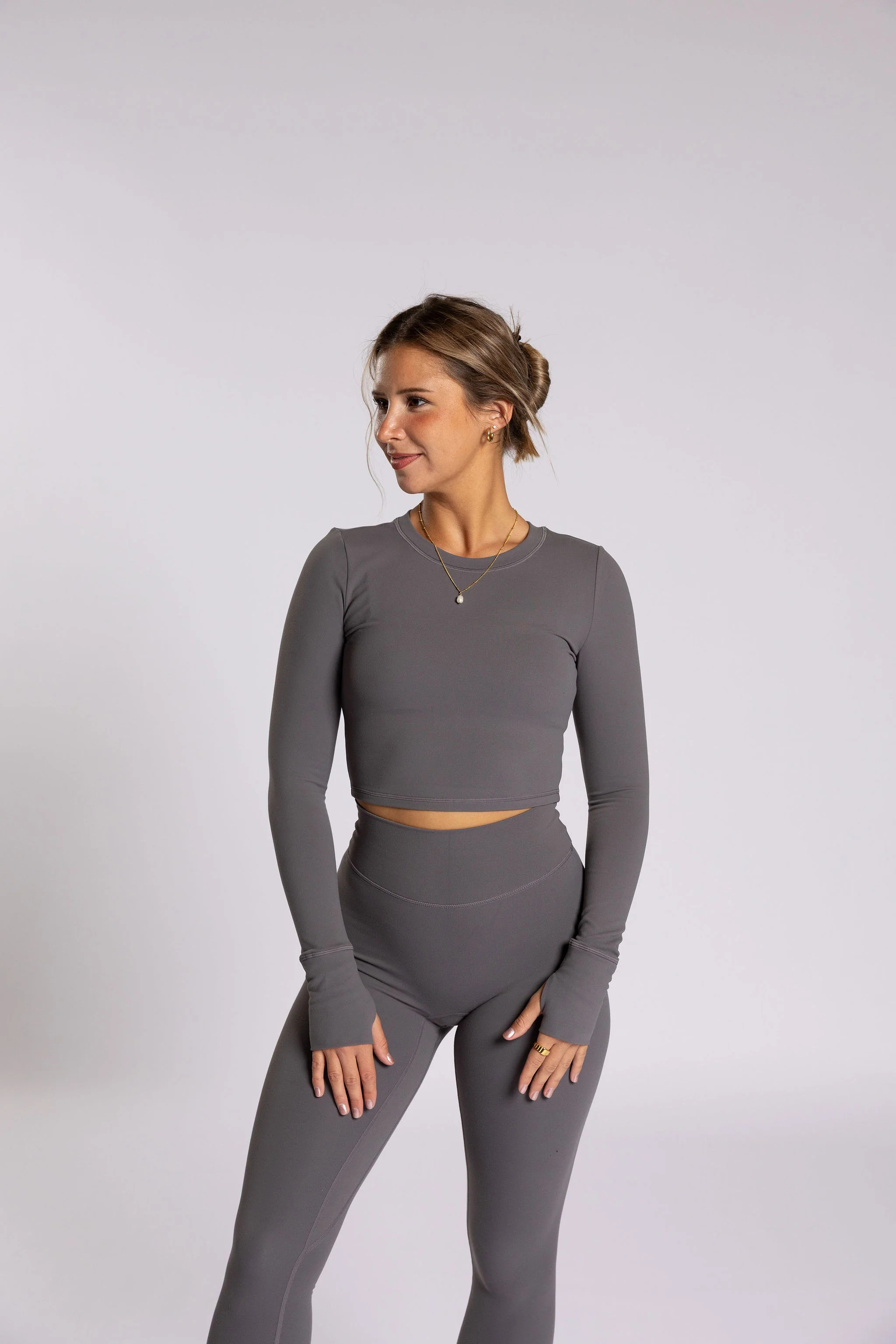 PURELUXE Long Sleeve Crop | PTULA
