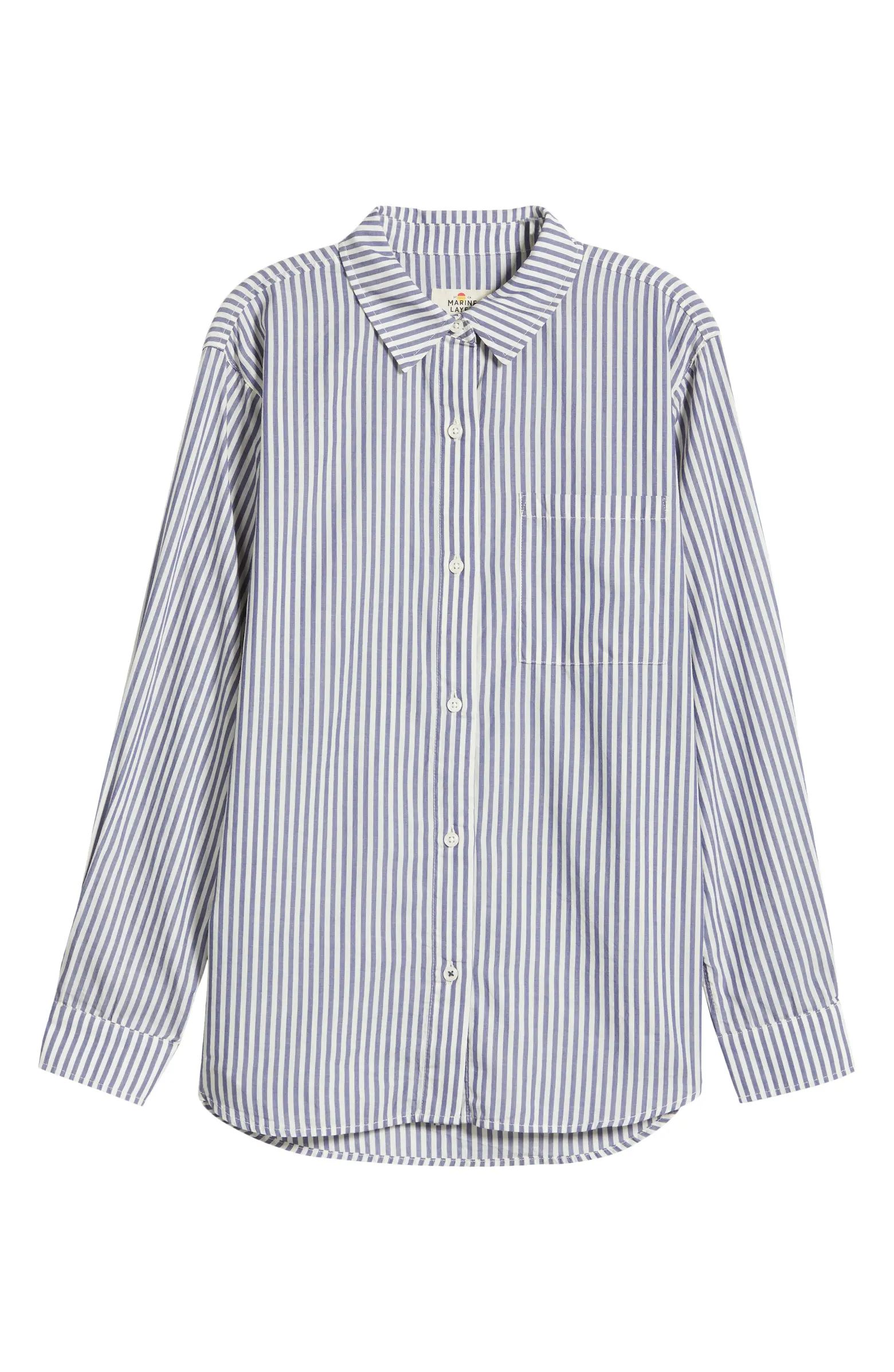 Easy Stripe Button-Up Shirt | Nordstrom