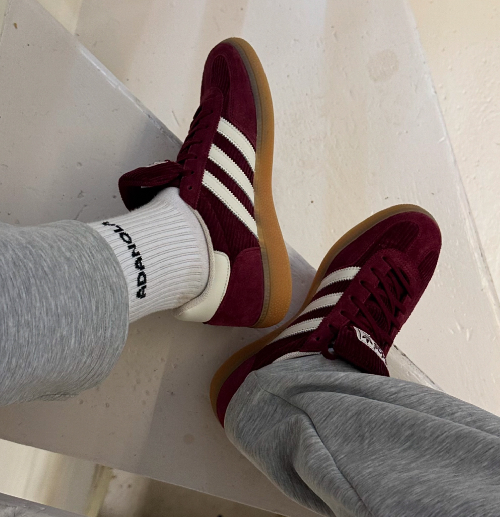 New favourite colour 🍒 These sell out Fast!  #Adidas #samba #trending #newsrason #adanola #trainers  

#LTKuk #LTKautumn #LTKfitness