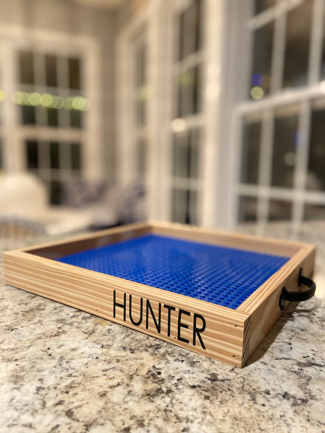 Personalized Building Block Tray: 10x10 Wooden Montessori Toy Christmas Birthday Gift for kids | Etsy (US)