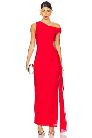 Runaway The Label Mara Maxi Dress in Red from Revolve.com | Revolve Clothing (Global)
