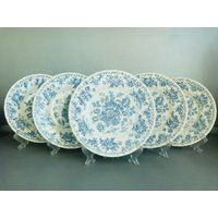 Vintage Set Of 6 Myott Meakin English Plates - Griental Garden Plate | Etsy (US)