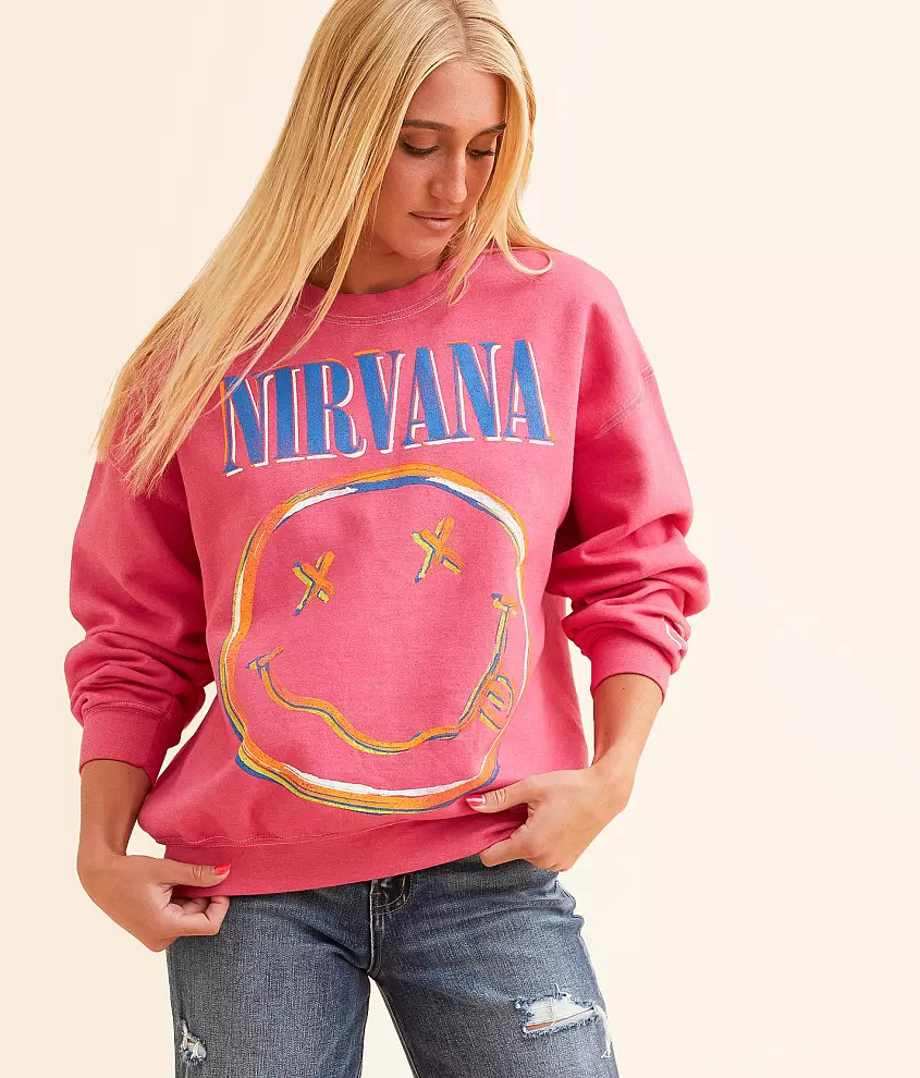 Nirvana® Smiley Face Pullover | Buckle