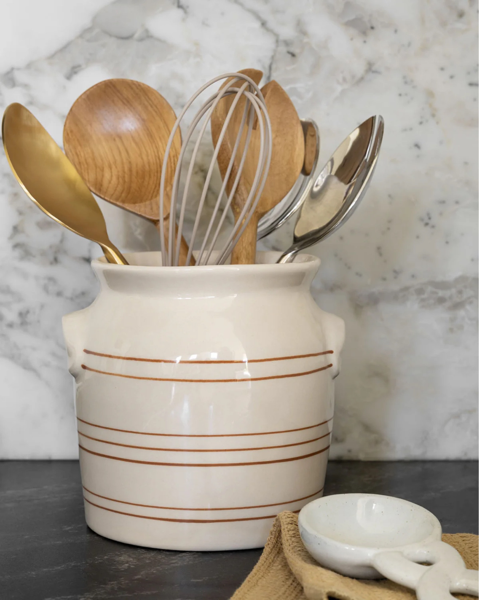 This striped crock!! 

#kitchenfinds

#LTKFallSale #LTKHome #LTKSeasonal
