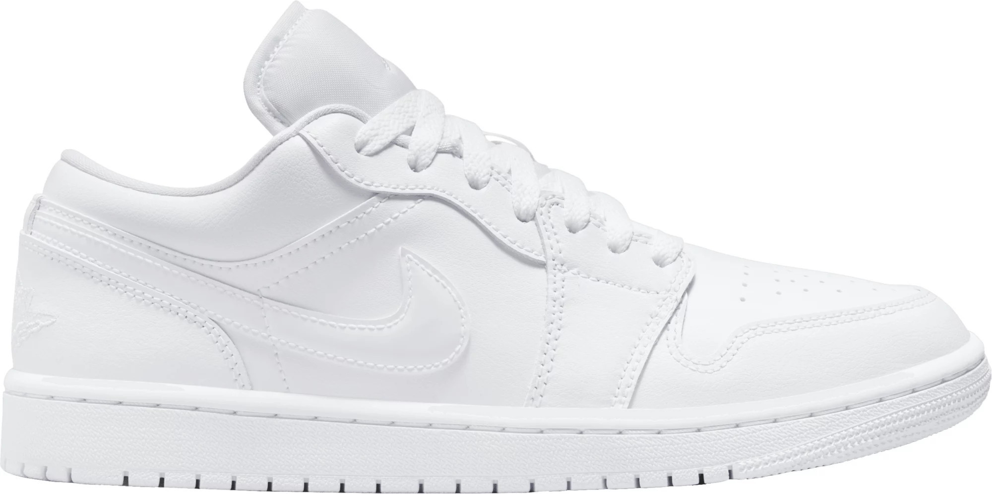Air Jordan 1 Low Women's Shoes, M9/W10.5, White/White/White | DICK'S Sporting Goods