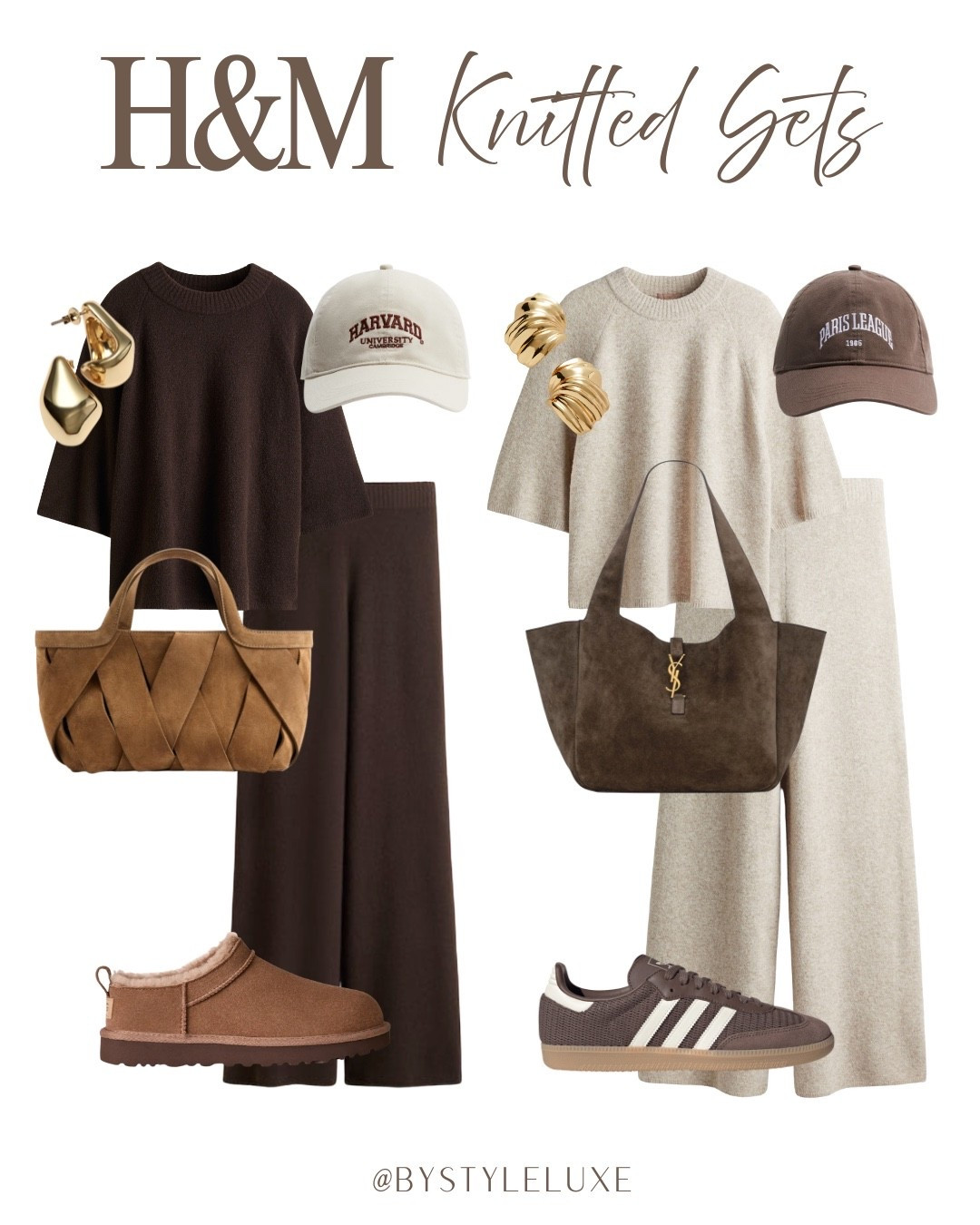 H&M Knitted Sets - styled for off-duty look 

#coord #autumnoutfit #adidassamba

#LTKshoes #LTKbag #LTKautumn