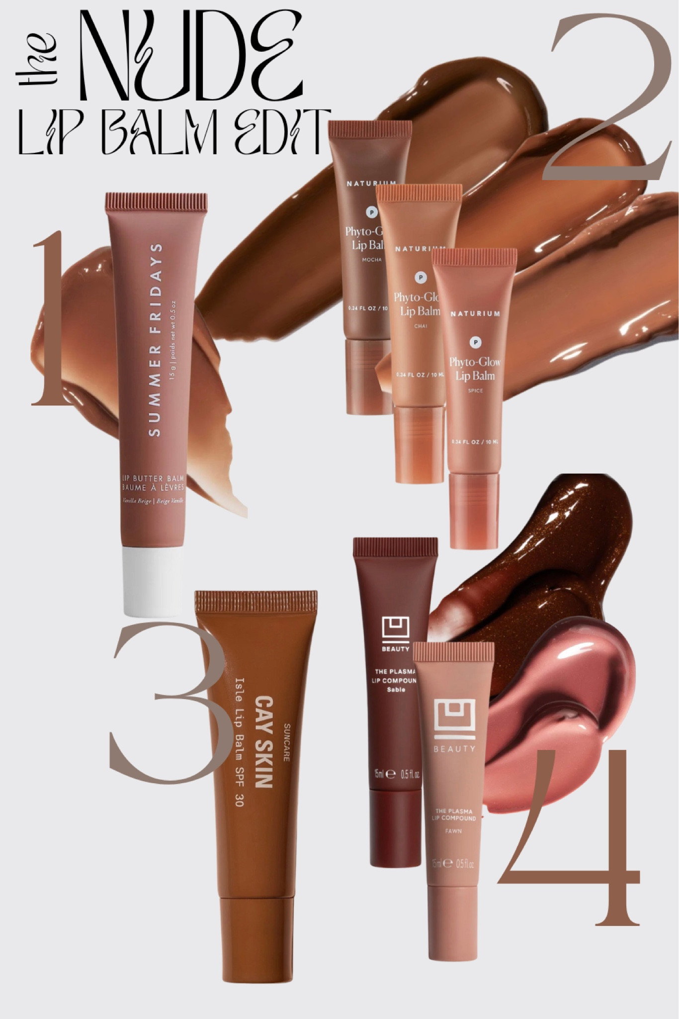 I’ve been obsessed nude lip balms lately and keep running into news one I love. Here’s a list of my favs 

#LTKbeauty