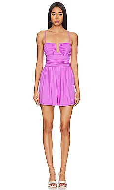 Susana Monaco String Romper in Snapdragon from Revolve.com | Revolve Clothing (Global)