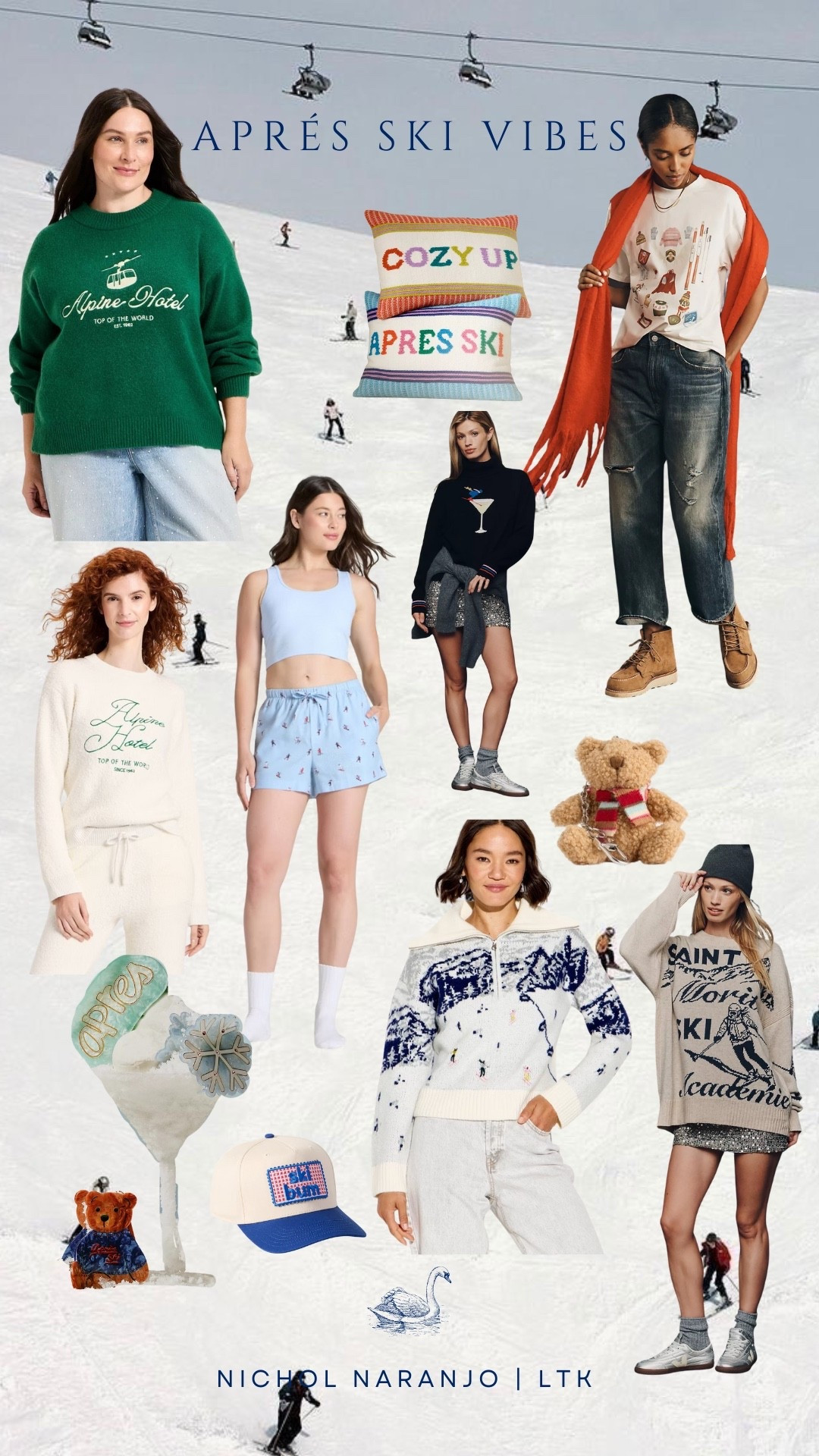 Add some cozy to your alpine  wardrobe with these fun ski-inspired pieces. 🚠❄️

#LTKSeasonal