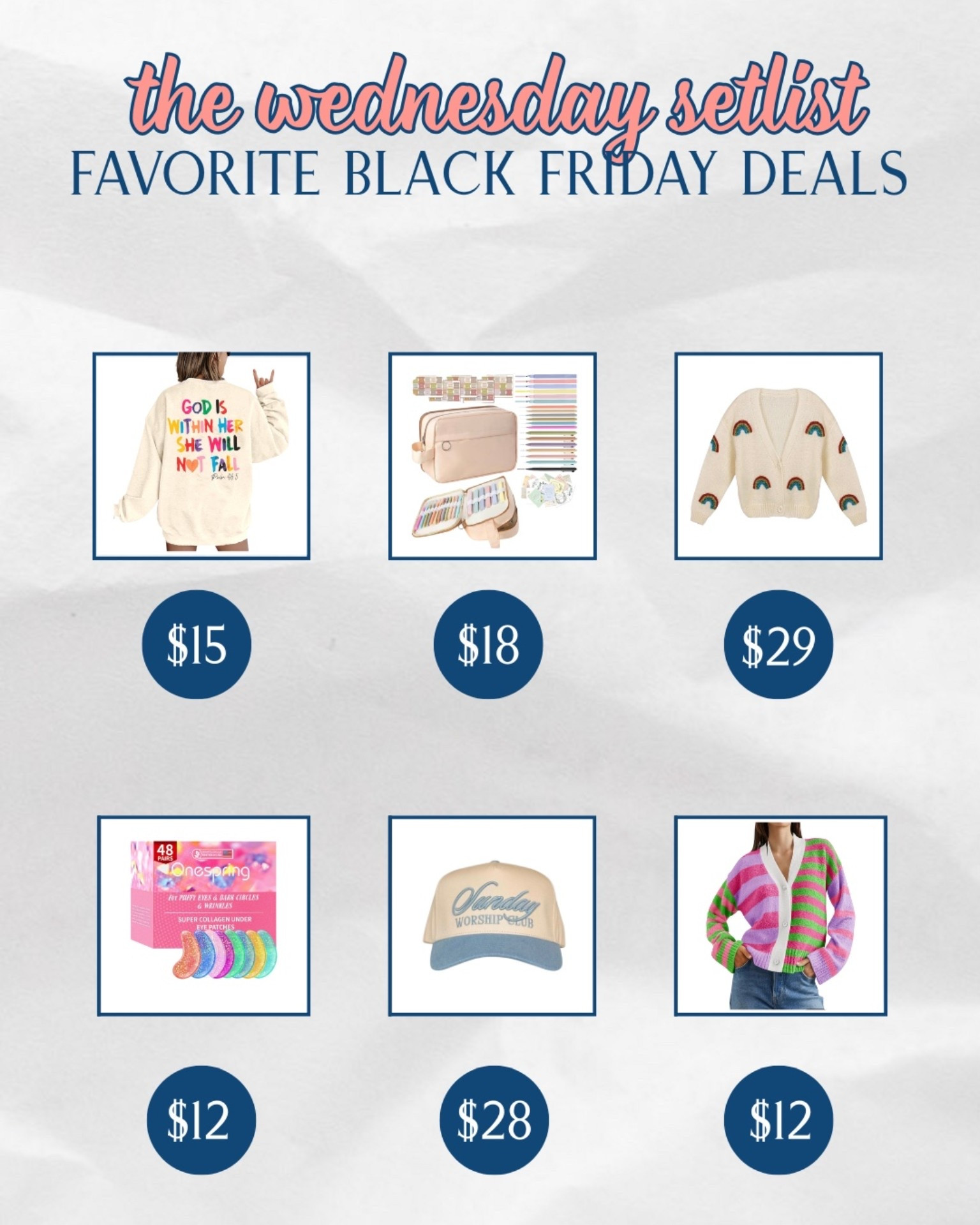 The Wednesday Set-List Week Of 11.24.25

#LTKHoliday #LTKCyberWeek #LTKFindsUnder100