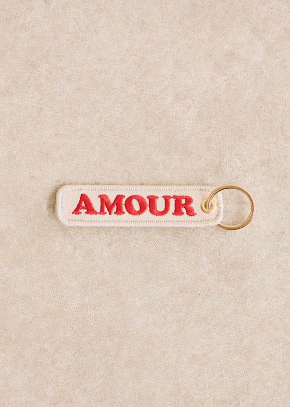 Embroidered Key Ring | Sezane Paris - US