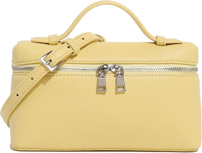 Crossbody Bag for Women Top-Handle Pouch Bag Designer Shoulder Leather Handbag Trendy Purse | Amazon (US)