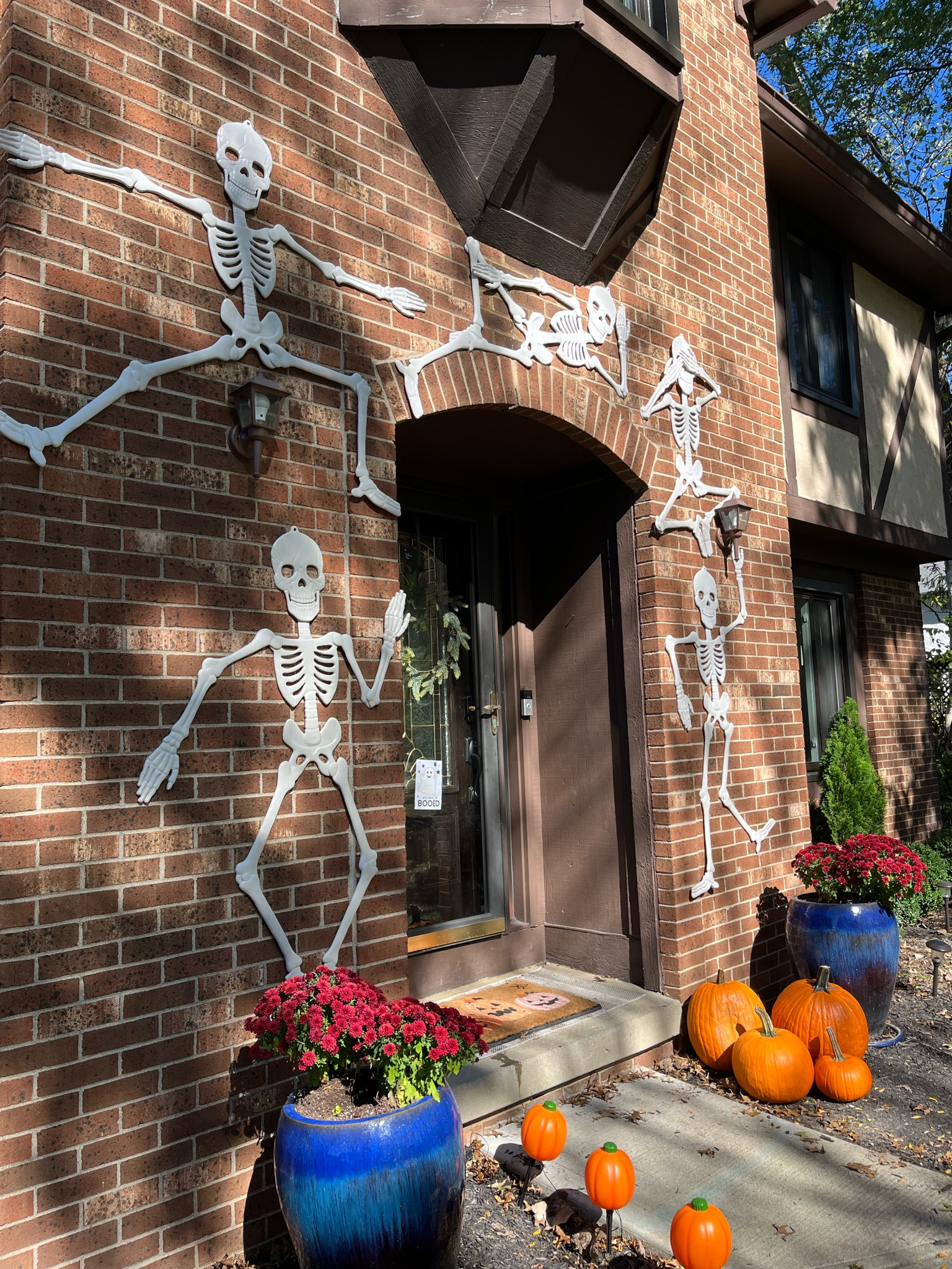 Such a simple DIY Halloween decor! Just use hot glue to attach!

#LTKSeasonal #LTKHalloween #LTKHome