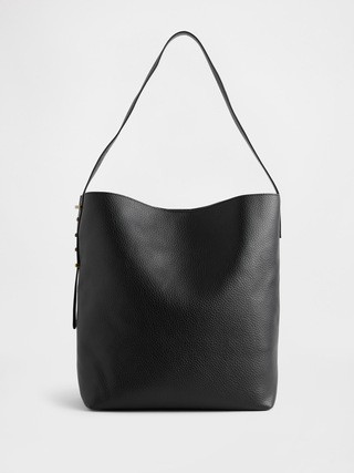 Vegan Leather Bucket Tote Bag | Gap (CA)