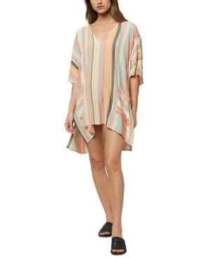 O'Neill Juniors' Tava Striped Cover-Up Women's Swimsuit | Macys (US)