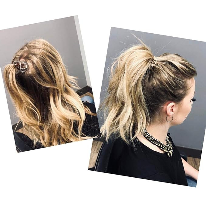 Pony Popper Hair Clip - Tool for a Full, Thick Ponytail – For All Hair Types - Clear | Amazon (US)