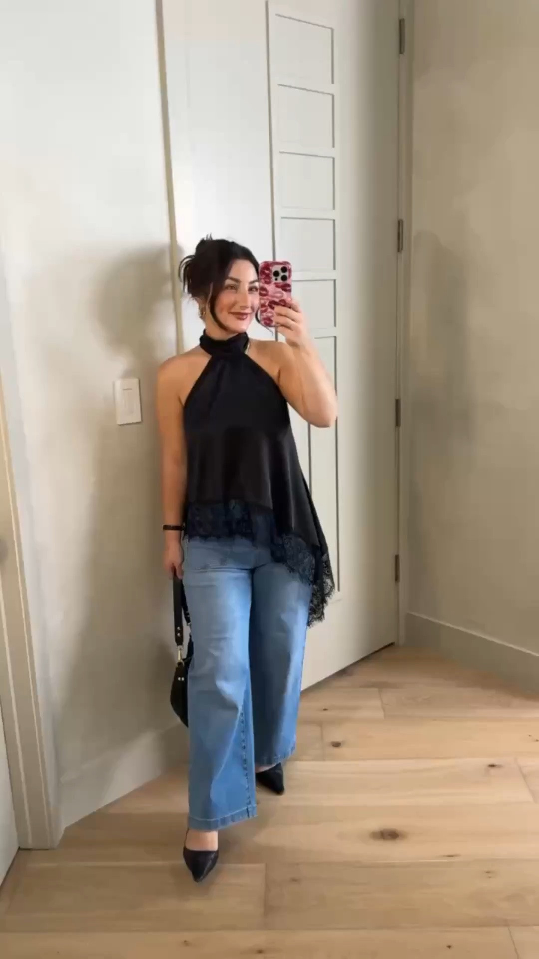 Love this asymmetrical top with lace trim detail! 

Top size small, jeans size 6 

5'0" 140lbs
Petite friendly

#LTKdayinmylife #LTKootd #LTKPetite