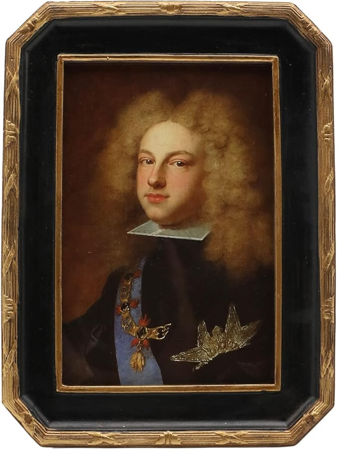 4x6 Vintage Picture Frame, Antique Ornate Black and Gold Octagon Photo Frame, for Tabletop and Wa... | Amazon (US)