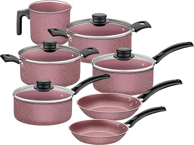 Jogo de Panelas Tramontina Turim em Alumínio com Revestimento Interno e Externo em Antiaderente ... | Amazon (BR)