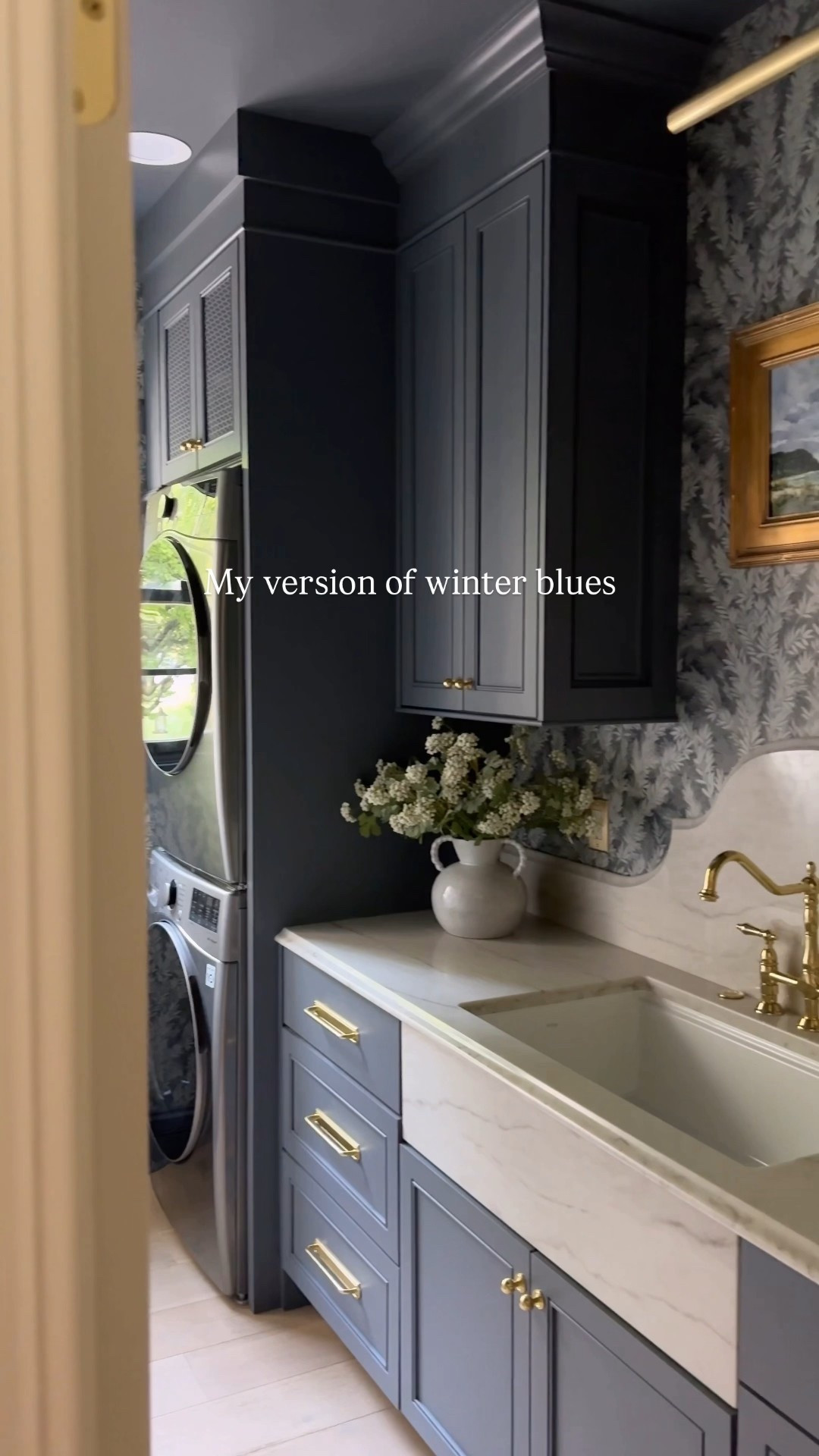 These blues don’t bring down my vibe 💙

Paint colors:
Laundry room- SW Wall Street
Sitting room - BM Cliffside Gray
Gym - SW Peppercorn




#LTKselfcare #LTKSaleAlert #LTKHome
