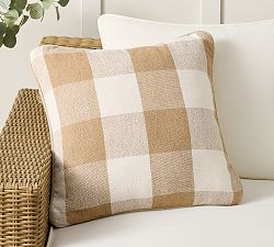 Sawyer Check Outdoor Pillow | Pottery Barn (US)