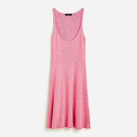 Ribbed scoopneck mini sweater-dress | J.Crew US