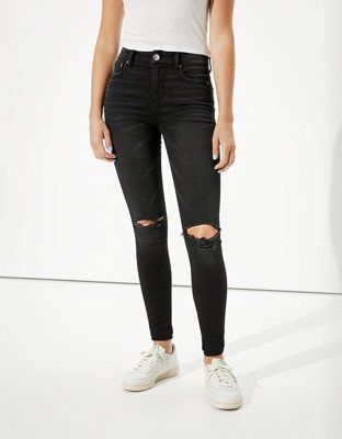AE The Lu(x)e Jean High-Waisted Jegging | American Eagle Outfitters (US & CA)