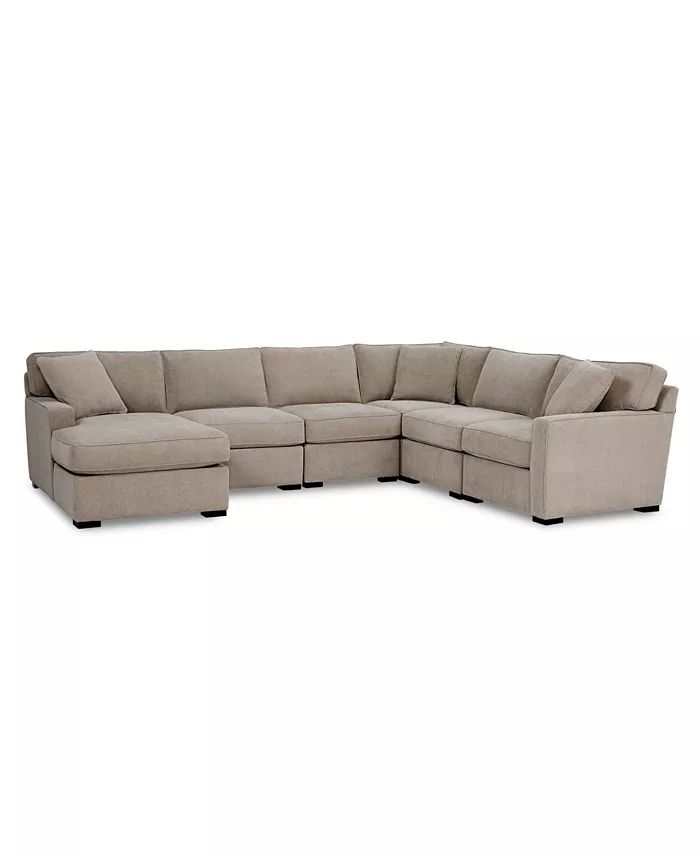 Radley Fabric 6-Pc. Chaise Sectional Sofa with Corner Piece, Created for Macy's | Macys (US)