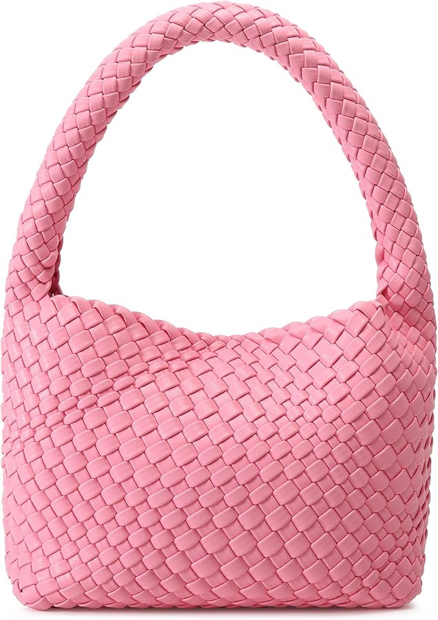 Shoulder Hobo Bags for Women,Summer Beach and Travel Mini Cute Tote Bag,Soft Vegan Leather Undera... | Amazon (US)